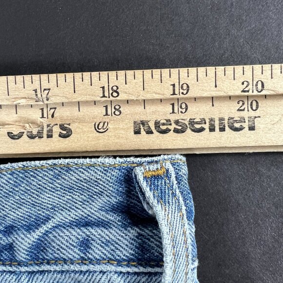 Y2K Levi's Jeans Men's 38x29* 560 Loose Tapered Light Blue Faded Denim Tag 38x30 - Picture 16 of 16